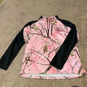 Pink camo sweater